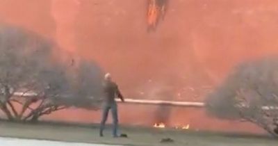 'Firebomb attack at Kremlin' as man seen throwing Molotov cocktails