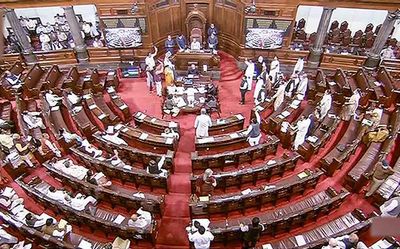 Rajya Sabha adjourned for an hour on fuel price rise issue
