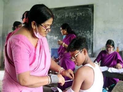 Over 50 lakh youngsters between 12-14 age group inoculated with first dose of COVID-19 vaccine