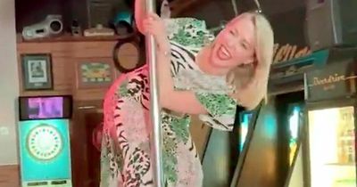 A Place In The Sun's Laura Hamilton pole dances in Spain after her split from husband