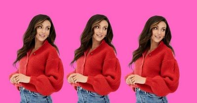 Michelle Keegan excites fans in bright cosy-knit cardigan that's perfect for spring