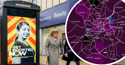 Covid heatmap shows just one Bristol area where cases are falling
