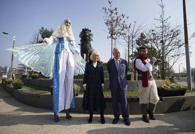 Charles and Camilla tour park honouring Narnia creator CS Lewis in Belfast