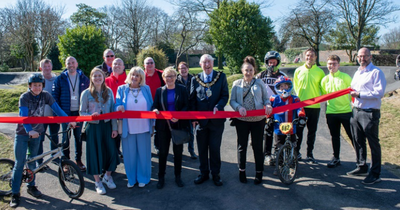 New bike ‘playground’ opened after overhaul of park’s former rose garden