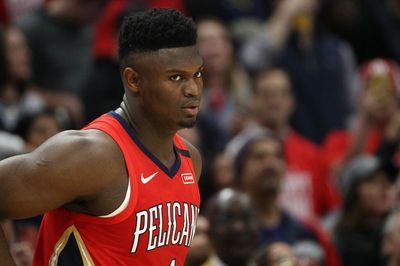 Zion Williamson made a hardwood floor look like a trampoline in this video he shared on Instagram