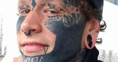 Man with 200 tattoos including on his EYEBALLS urged to ask God for help by his mum