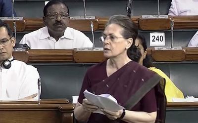 Sonia Gandhi leads Opposition to force adjournment in Lok Sabha over fuel price hike