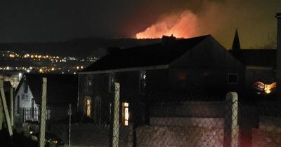 Two huge fires the size of fourteen rugby pitches rage in Swansea over consecutive days