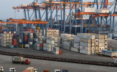 Exports cross $400 billion annual target as goods shipments jump