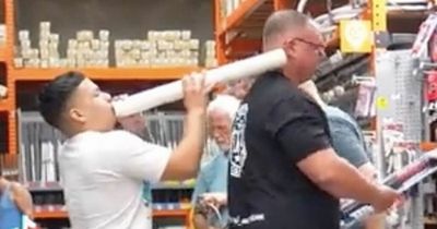 TikToker gets punched after he tried to pull megaphone prank on a stranger