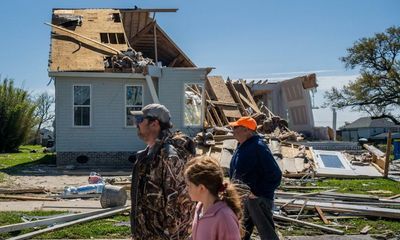 ‘One traumatic thing after another’: New Orleans homes flattened by giant twisters