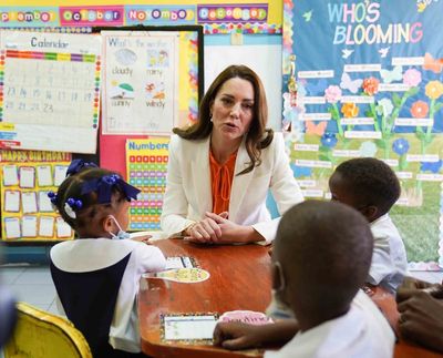 Kate hails ‘crucial’ teachers at Jamaican training college