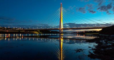 Sunderland landmarks lit up in yellow to remember those lost during the coronavirus pandemic