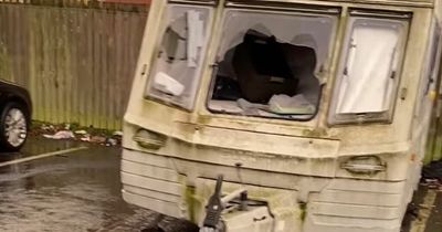 Abandoned caravans at Midlothian leisure centre pose 'safety and fire' risk say locals