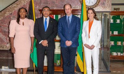 Prince William speaks of ‘profound sorrow’ for slavery in address to Jamaican PM