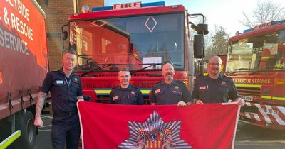 Northumberland fire engines roll towards Ukraine on lifesaving aid mission