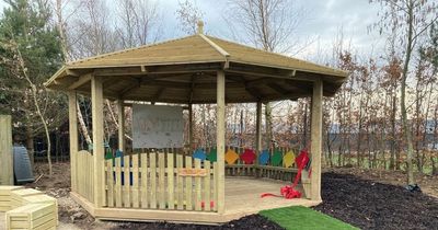 South Lanarkshire primary school receives funding for a garden classroom