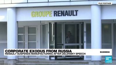 Renault suspends Russian business after Zelensky's speech