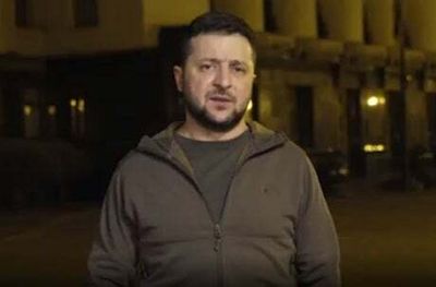 Zelensky pleads with Nato to give unlimited military aid to help resist Russia’s invasion