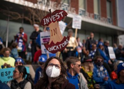 Sacramento teachers strike as Minneapolis walkout continues