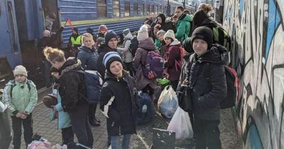 Group of 52 Ukrainian orphans en route to Scotland after finally landing in UK