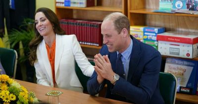 Protests still echo in distance as Kate forces William off track during truck training in Jamaica