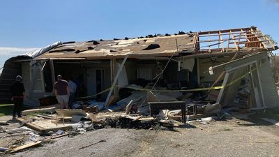 Girl rescued from bedroom rubble after house thrown around by Louisiana tornado