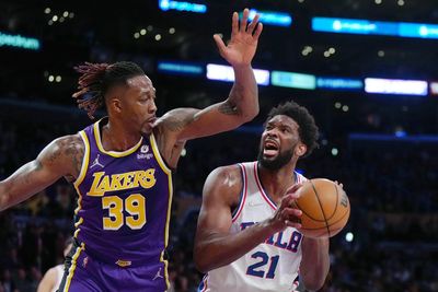 Lakers player grades: L.A. falls short to Philly without LeBron