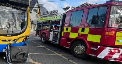 Dublin bus crash blocks road leading to major delays