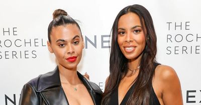 Rochelle Humes enjoys night out with lookalike sister Sophie and rarely seen brother
