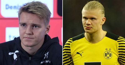 Arsenal star Martin Odegaard opens up on role in Erling Haaland transfer discussions