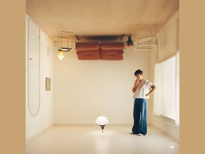 Harry Styles wears Molly Goddard on third album cover
