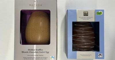 Aldi vs Waitrose Easter eggs but which are the best tasting and value for money
