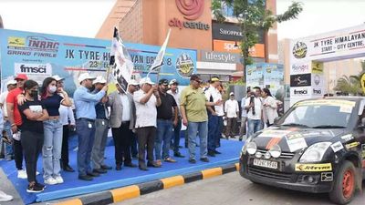 Eighth edition of JK Tyre Himalayan Drive starts with ceremonial flag-off