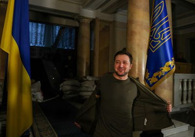 A month into war, communicator-in-chief Zelenskiy strives to keep eyes on Ukraine