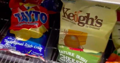 Irish people's 'meltdown' after shop marks Tayto and Keogh's crisps as 'British'