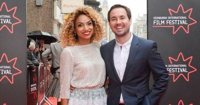 Line of Duty star Martin Compston shares 'wee belter' snaps for wife's birthday