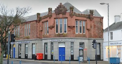 Bank of Scotland branch closure fury as Ayrshire town loses last remaining bank