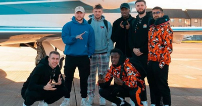 YouTube stars the Sidemen spotted at Codonas fairground in Aberdeen