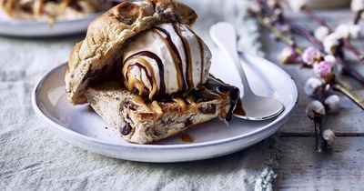 Hot Cross Roast Lamb Dinner is one of dishes on the menu at UK’s first Hot Cross Bun Café