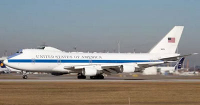 American doomsday plane that can 'withstand nuclear blasts' circles over UK