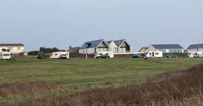Caravans occupying Locks Common in Porthcawl are facing eviction notices