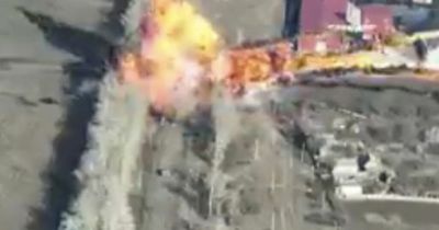 Dramatic moment Russian tank is absolutely obliterated by Ukraine missile strike