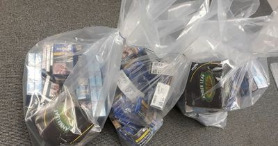 Fake cigarettes seized from Nottinghamshire shop are said to be bigger fire risk