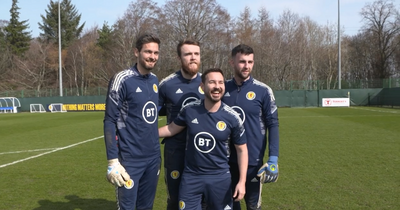 Martin Compston trains with Scotland team ahead of Poland friendly clash