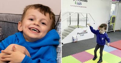 Boy with cerebral palsy walks unaided for first time after 'miracle' operation