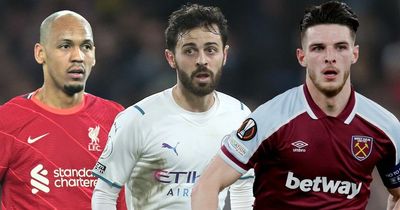 Top 10 Premier League midfielders of 2021/22 so far including 'comeback of the season'