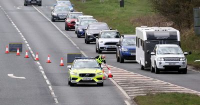 Person taken to hospital after two-vehicle crash which closed A1 near Morpeth