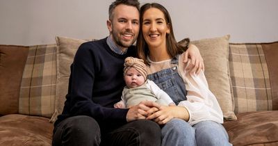 Airline worker told brain cancer treatment could prevent natural conception is 'over the moon' to be a new mum