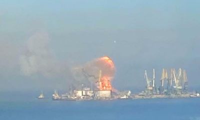 Ukraine sinks Russian ship as Moscow accused of forcible deportations from Mariupol